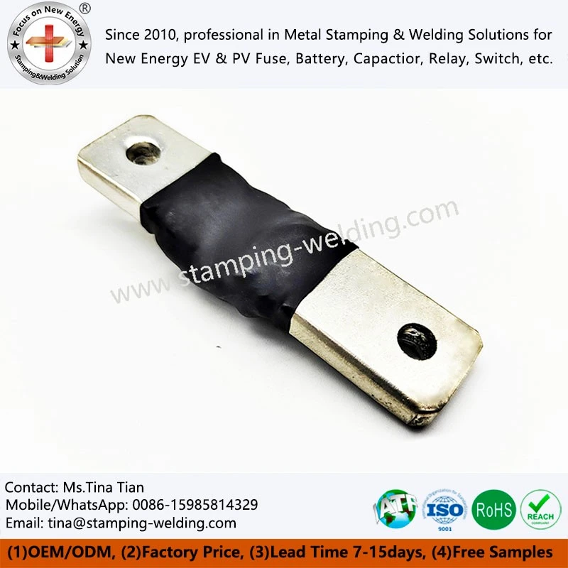 PE heat shrink tube insulated busbar
