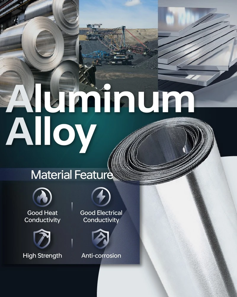 Material of Aluminum cover plate for batteries Material of Aluminum cover plate for batteries