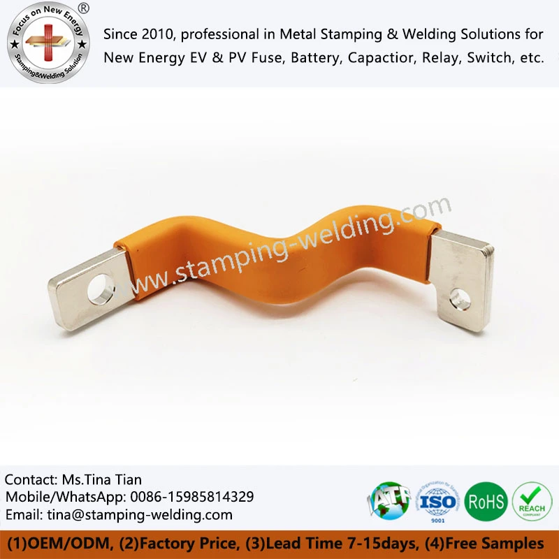 Insulated Custom Copper Bus Bar with PVC Dipping Insulated Custom Copper Bus Bar with PVC Dipping